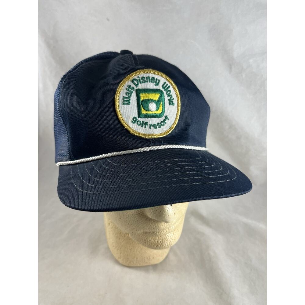 Walt Disney World Golf Resort Adjustable Strapback Hat Mesh Back Patch Vintage